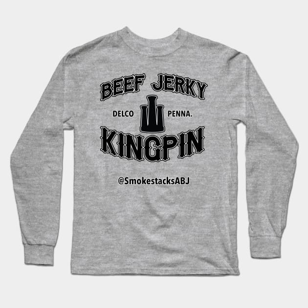 SmokestacksABJ - Beef Jerky Kingpin Long Sleeve T-Shirt by SmokestacksABJ